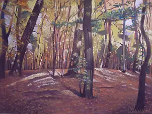 Andrzej Siewierski - forest in autumn