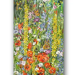 Helga Grzelka, Лето 2016 - 2, Масляная картина - холст, 30 x 60
