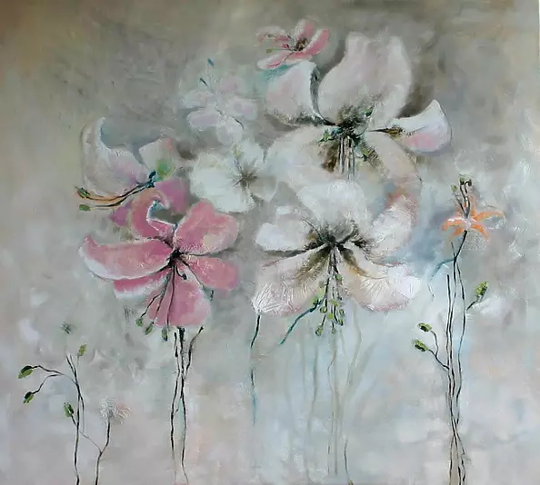 Krystyna Krasowska Cicha - lilies