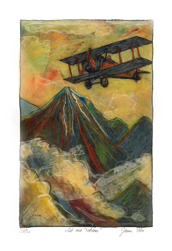 Jena Polak - flight over the Tatra Mountains