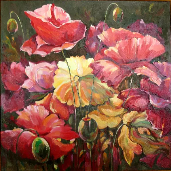 Maciej, Bogusław Kaczmarczyk - poppies composition