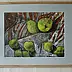 Iza Jaśniewska, still life, Mixed media - cardboard/paperboard, 39 x 29