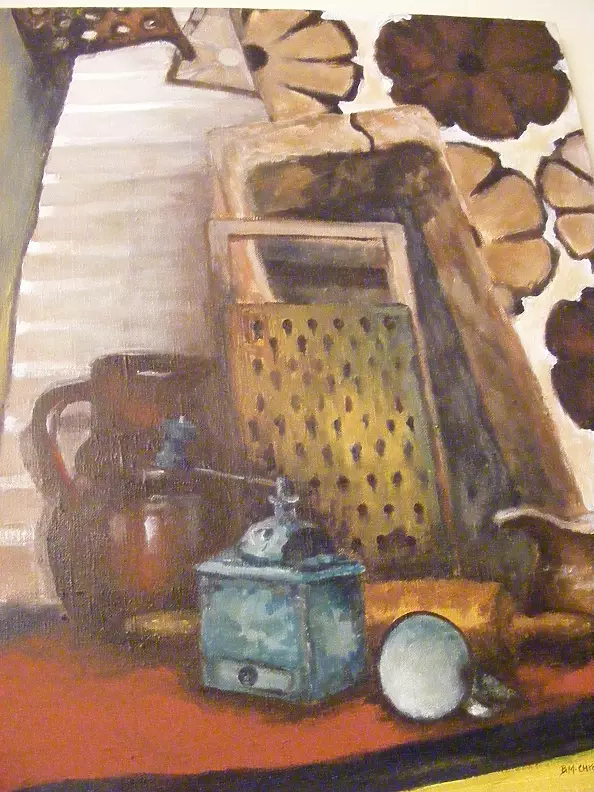 Bozena Chlopecka - Retro still life with grinder