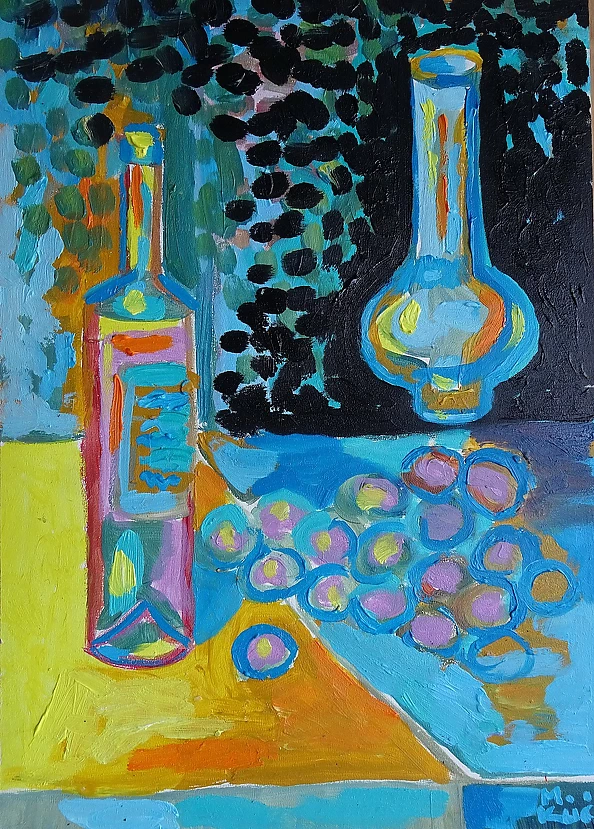 Marlena Kuc - still life with fruit