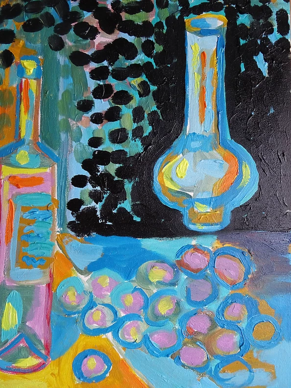 Marlena Kuc - still life with fruit