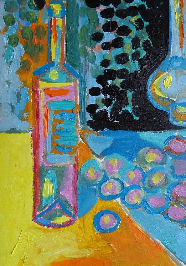 Marlena Kuc - still life with fruit