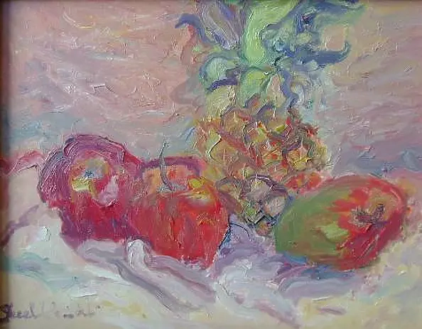 Jacek Kamiński - still life with tropical fruits