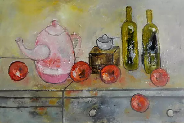 Jolanta Steppun - martwa natura ze słoniem II