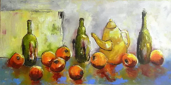 Jolanta Steppun - still life with an elephant IV