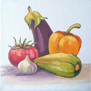   - martwa z bakłażanem