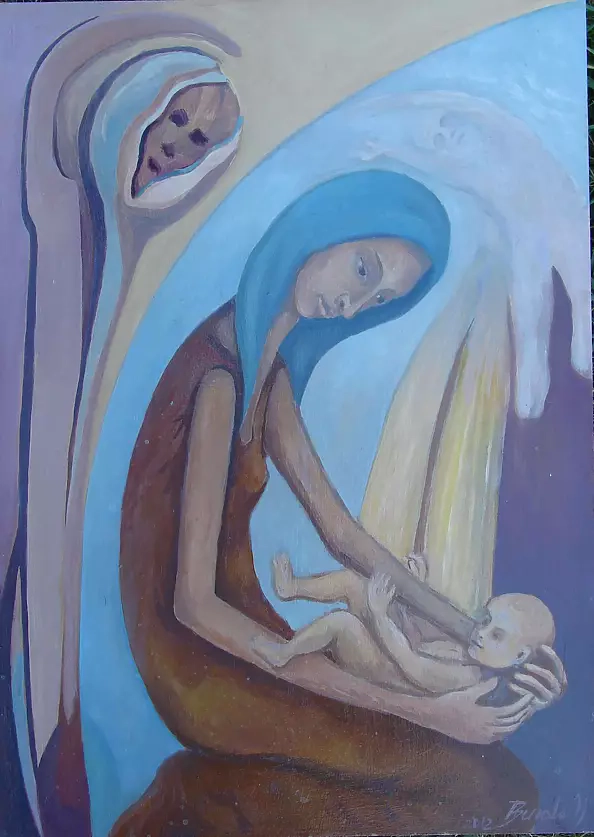 Mieczysław Burda - mother