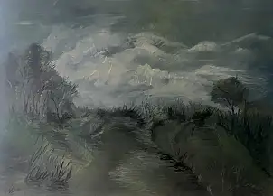 Antonina Mirczak, melody of absence,  - canvas, 110 x 80