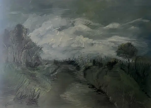 Antonina Mirczak, melody of absence,  - canvas, 110 x 80