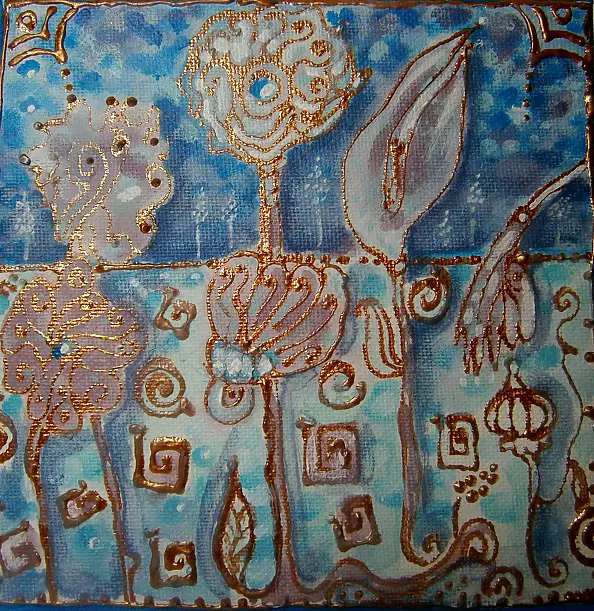 Anna Dela Kiersztyn - miedziane kwiaty