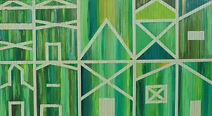 Krystyna Ciećwierska - miętowy fachwerk