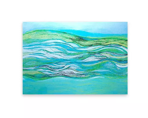 Anna Skowronek - morze grafika