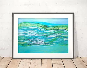 Anna Skowronek - morze grafika