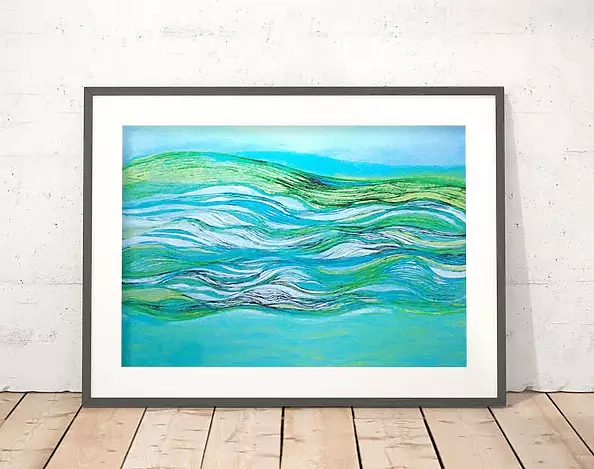 Anna Skowronek - morze grafika