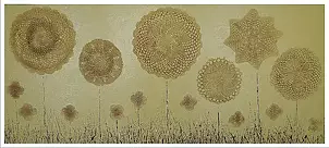 Krystyna Ciećwierska - on creamy meadow