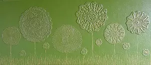 Krystyna Ciećwierska - on a green meadow