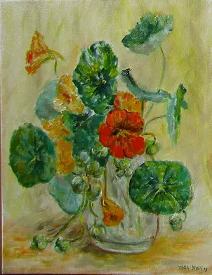   - nasturcje z nasionami