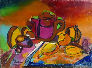 Antonio PASCALE - natura morta con porcini