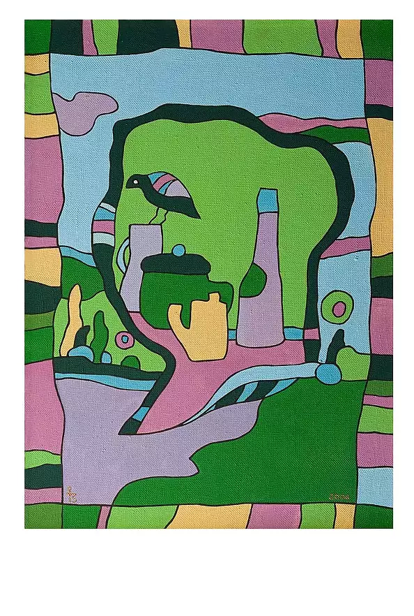 Zadorozhniy Bogdan - naturmort v pejzaze