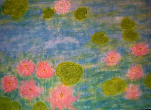 Antonina Radzięda - water lilies