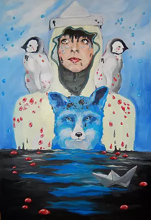 Martyna Popiel - niebieska