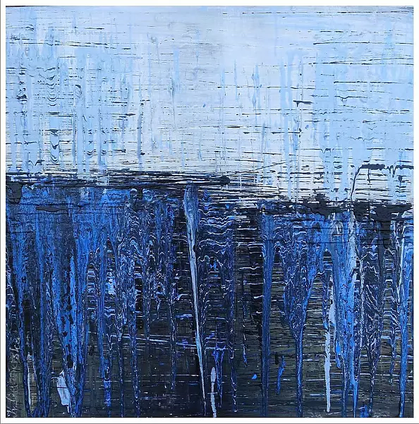 Krystyna Ciećwierska - blue horizon