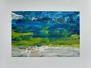Aleksander Kluczniak - blue landscape