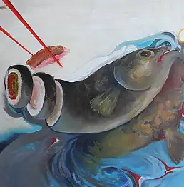 Monika Sikora, no6 - из цикла Из кухни, Масляная картина - холст, 100 x 81