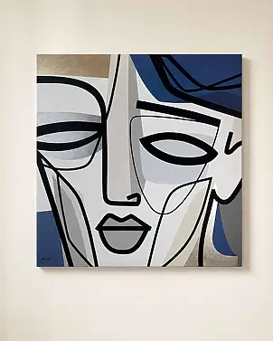 Marcin Gregorczuk, no title, Acrylic painting - canvas, 130 x 130