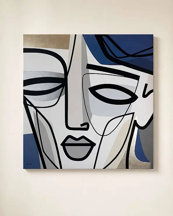 Marcin Gregorczuk, no title, Acrylic painting - canvas, 130 x 130