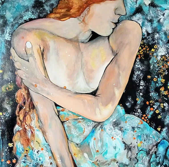 Ewa Mościszko - acrylic painting "Venus"