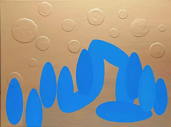 Marek Ejsmond-Ślusarczyk - a painting from the series Spatial Relations No. 5-2020