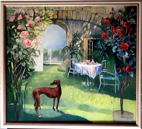 Renata Kulig Radziszewska - summer garden with the enchanting gardens series