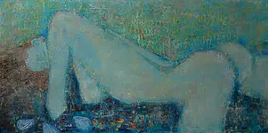 Maria Mamczur - She and blue almonds