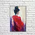 Kseniya Kovalenko - Malerei * Geisha * Оil auf Leinwand 50x80cm