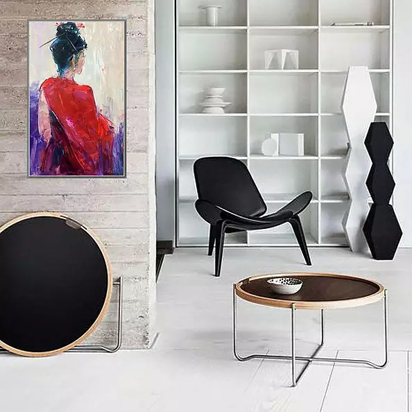 Kseniya Kovalenko - painting *Geisha*Оil on canvas 50x80cm