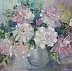 Kseniya Kovalenko - painting * Gentle peonies * Oil on canvas 80x60 cm