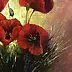 Kseniya Kovalenko - painting *Red poppies*Оil on canvas 80x60cm