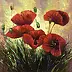 Kseniya Kovalenko - Painting * Red poppies * Оil on canvas 80x60cm