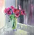 Kseniya Kovalenko - painting *Roses* 
