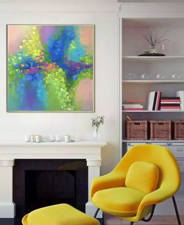 Kseniya Kovalenko - * painting * Spring caprice Оil on canvas 80x80cm