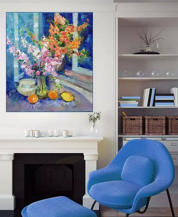 Kseniya Kovalenko - painting * Spring flowers still life * Оil on canvas 70x80cm