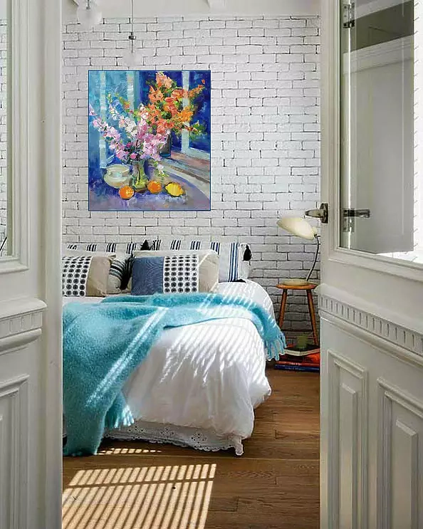 Kseniya Kovalenko - painting * Spring flowers still life * Оil on canvas 70x80cm