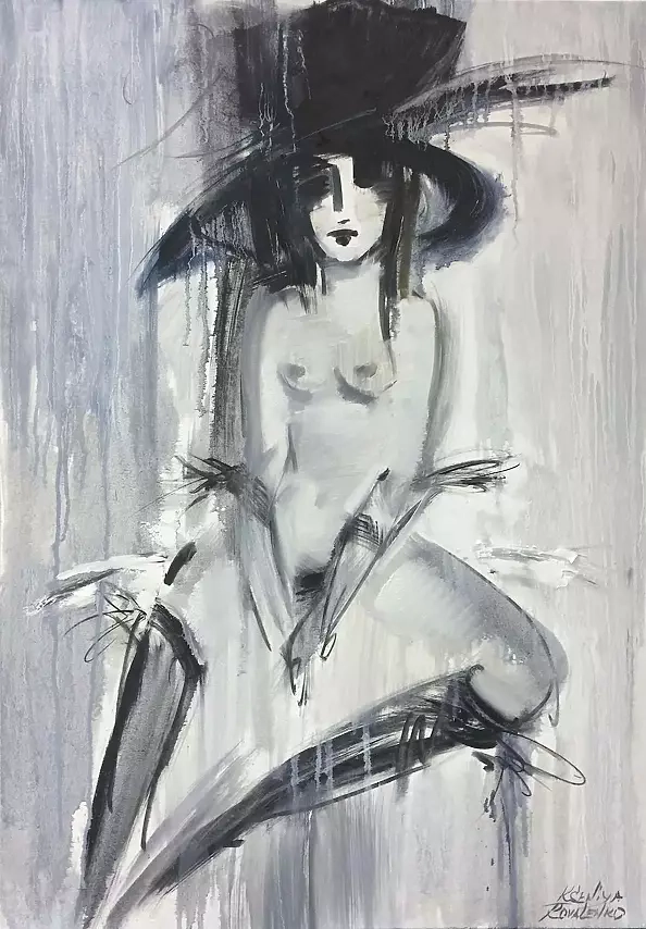 Kseniya Kovalenko - painting *Temptation* Emotion of Freedom