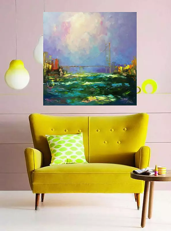 Kseniya Kovalenko - painting * Wind liberty * Оil on canvas 80x80cm