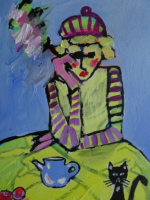 Marlena Kuc - papieros i kot